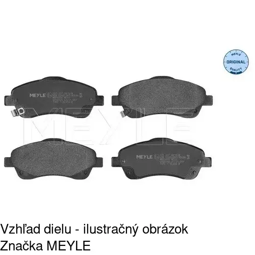 Brzdové dosky POLCAR S70-0121 - obr. 2