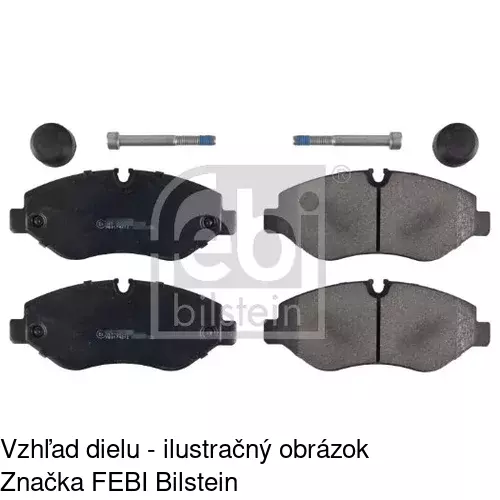 Brzdové dosky POLCAR S70-0178 - obr. 2