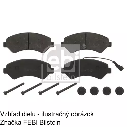 Brzdové dosky POLCAR S70-0186 - obr. 5