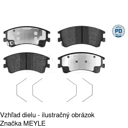 Brzdové dosky POLCAR S70-0203 - obr. 3