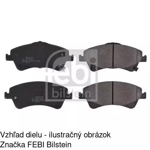 Brzdové dosky POLCAR S70-0241