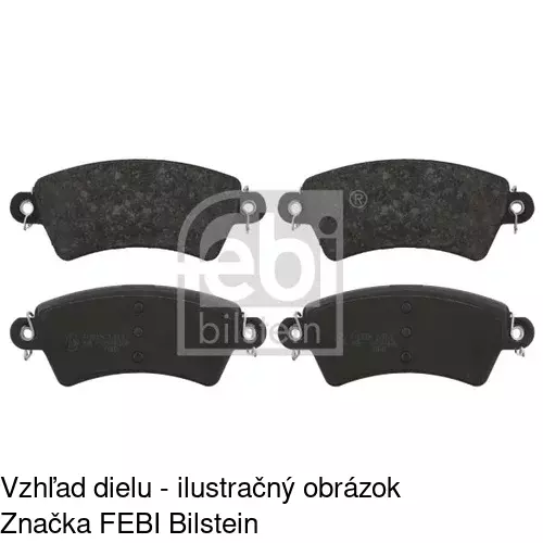 Brzdové dosky POLCAR S70-0245 - obr. 2