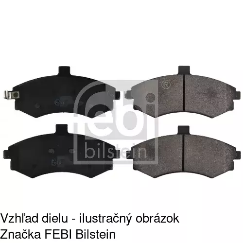 Brzdové dosky POLCAR S70-0264