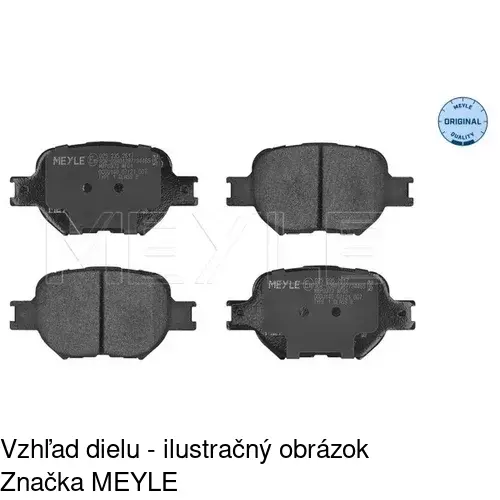 Brzdové dosky POLCAR S70-0268 - obr. 2