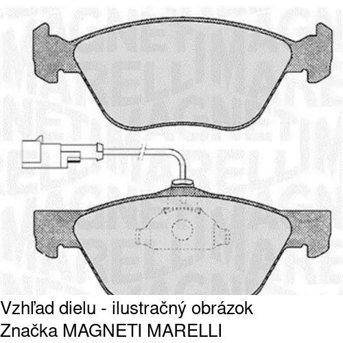 Brzdové dosky POLCAR S70-0274 - obr. 3