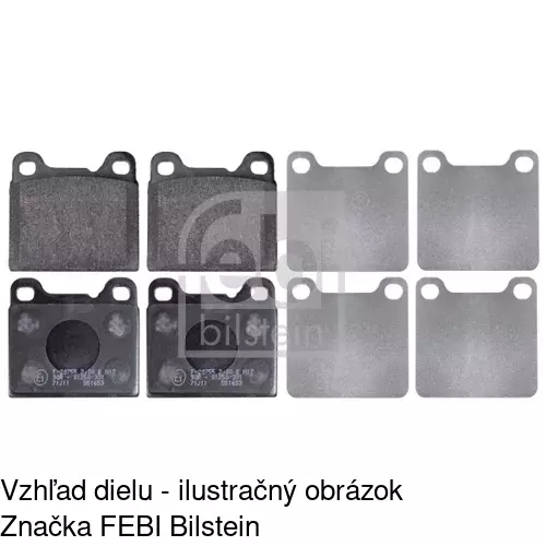 Brzdové dosky POLCAR S70-0306 - obr. 4