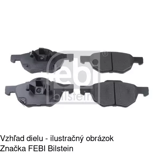 Brzdové dosky POLCAR S70-0317