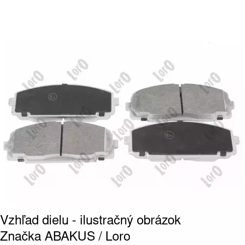 Brzdové dosky POLCAR S70-0342 - obr. 3