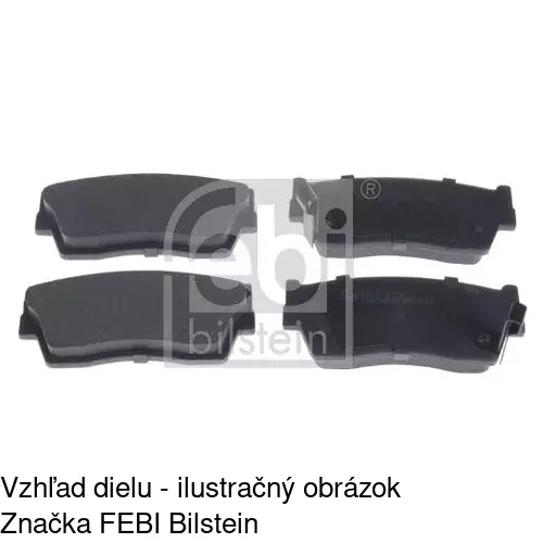 Brzdové dosky POLCAR S70-0476