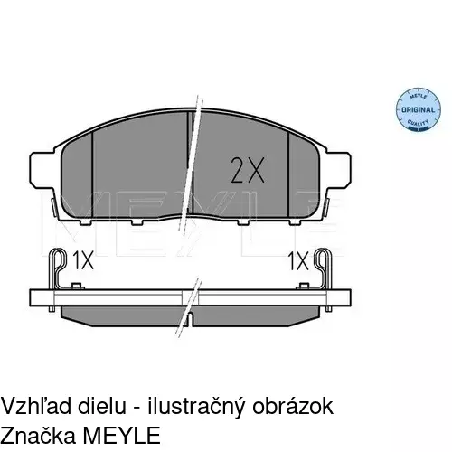 Brzdové dosky POLCAR S70-0492 - obr. 3