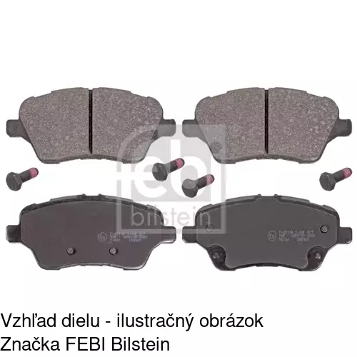 Brzdové dosky POLCAR S70-0493 - obr. 2