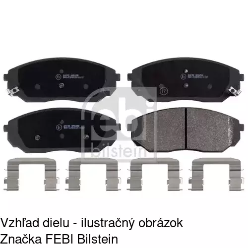 Brzdové dosky POLCAR S70-0518