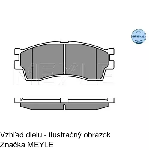 Brzdové dosky POLCAR S70-0519 - obr. 3