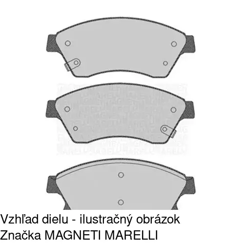 Brzdové dosky POLCAR S70-0545 - obr. 3