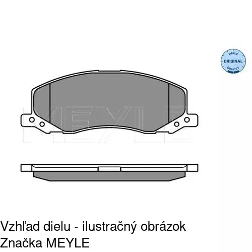 Brzdové dosky POLCAR S70-0588 - obr. 2