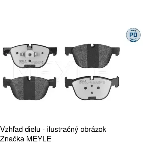 Brzdové dosky POLCAR S70-0593 - obr. 2