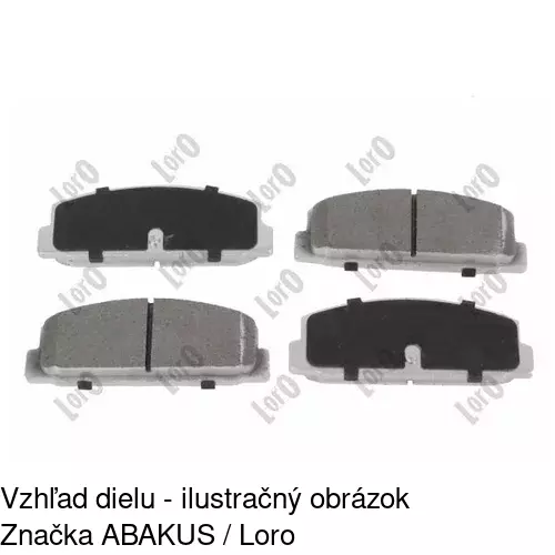 Brzdové dosky POLCAR S70-1105 - obr. 4