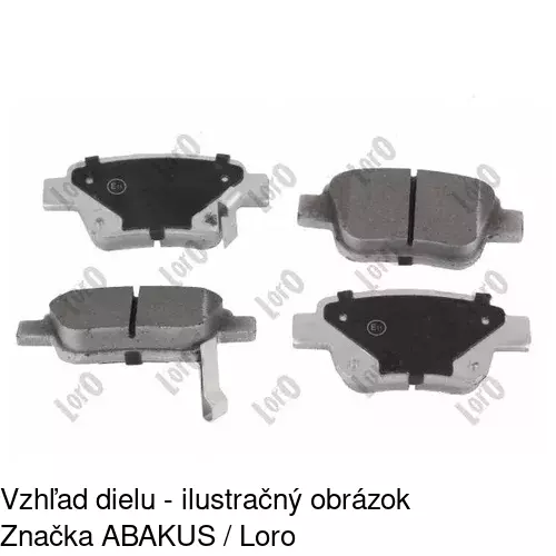 Brzdové dosky POLCAR S70-1170 - obr. 4