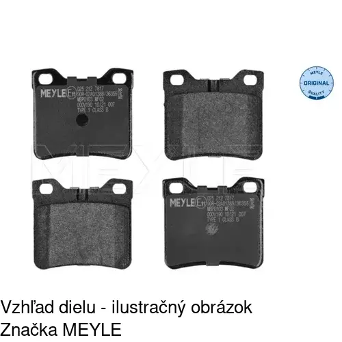 Brzdové dosky POLCAR S70-1195 - obr. 4