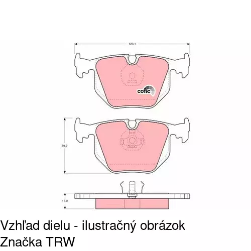 Brzdové dosky POLCAR S70-1215 - obr. 5