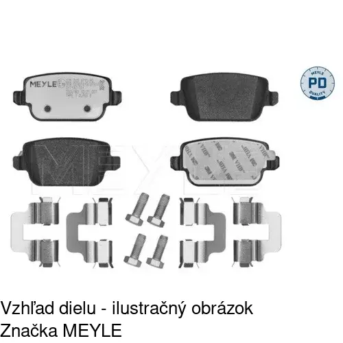 Brzdové dosky POLCAR S70-1236 - obr. 3