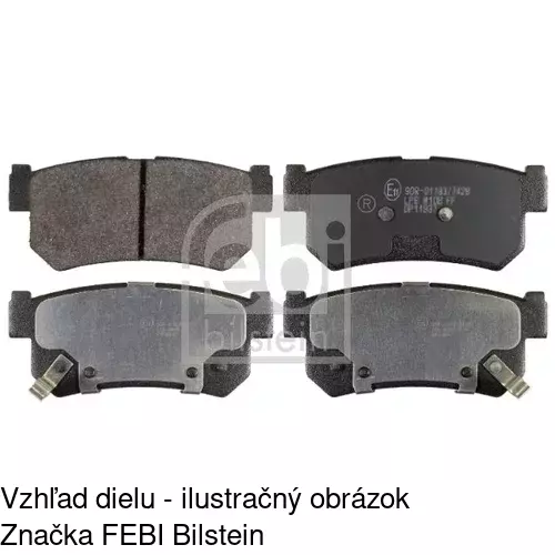 Brzdové dosky POLCAR S70-1357 - obr. 5