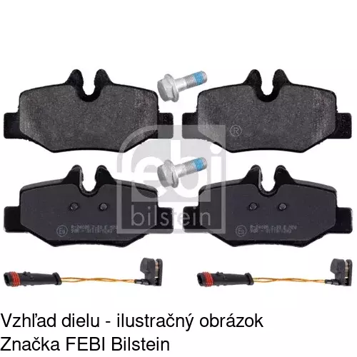 Brzdové dosky POLCAR S70-1373 - obr. 2