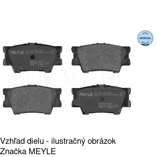 Brzdové dosky POLCAR S70-1524 - obr. 3