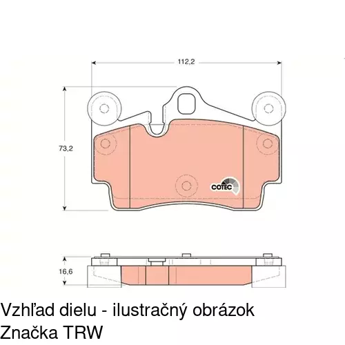 Brzdové dosky POLCAR S70-1609 - obr. 4