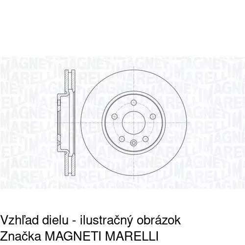 Brzdový kotúč POLCAR S71-0341 - obr. 2