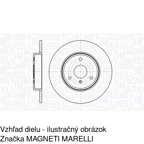 Brzdový kotúč S71-0376 /POLCAR/ - obr. 4