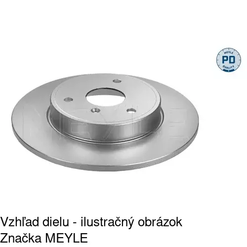 Brzdový kotúč POLCAR S71-0399 - obr. 3