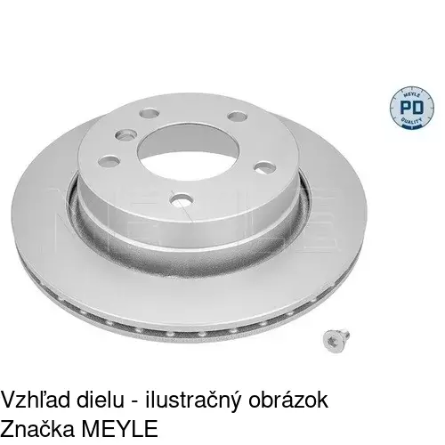 Brzdový kotúč POLCAR S71-1075 - obr. 1