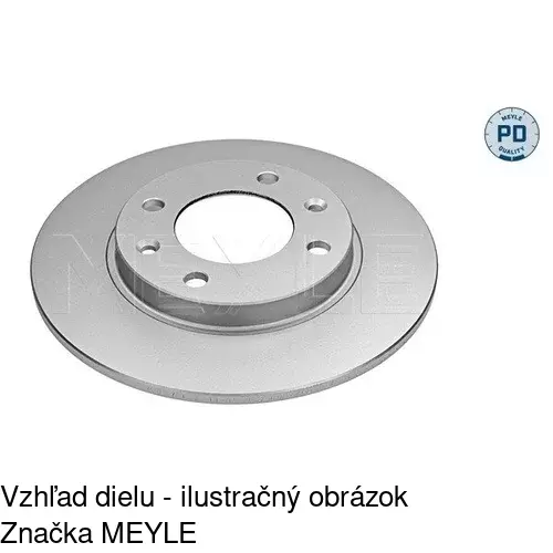 Brzdový kotúč POLCAR S71-1108 - obr. 3