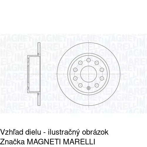 Brzdový kotúč POLCAR S71-1143 - obr. 1