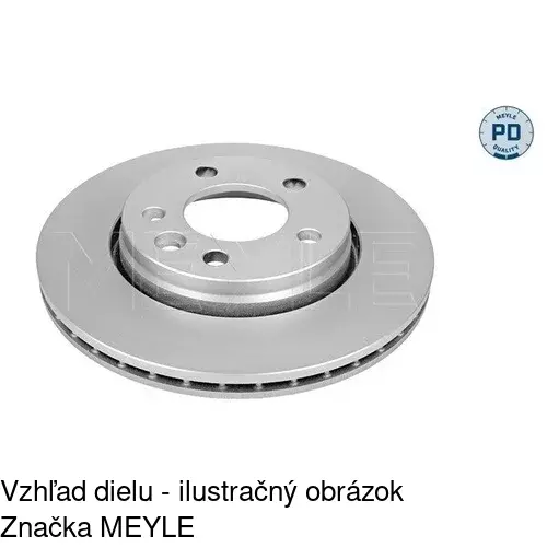 Brzdový kotúč POLCAR S71-1155 - obr. 4