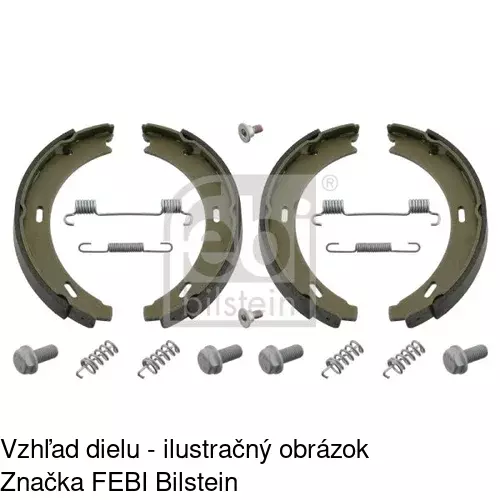 Brzdové čeľuste POLCAR S72-1025 - obr. 4