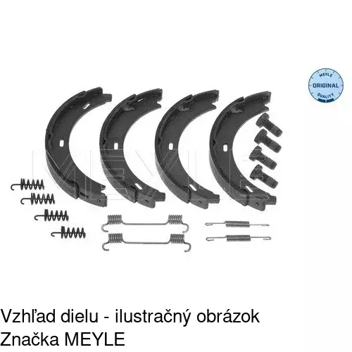 Brzdové čeľuste POLCAR S72-1025 - obr. 5