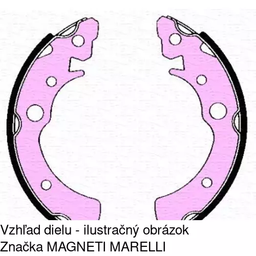 Brzdové čeľuste POLCAR S72-1043 - obr. 4