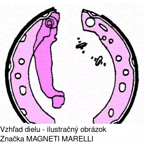 Brzdové čeľuste POLCAR S72-1063 - obr. 4