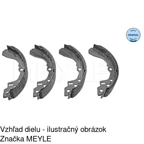 Brzdové čeľuste POLCAR S72-1067 - obr. 1