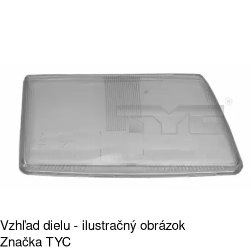 Sklo reflektora POLCAR 131511-E - obr. 1