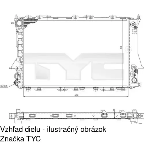 Chladiče vody POLCAR 131608-6 - obr. 4