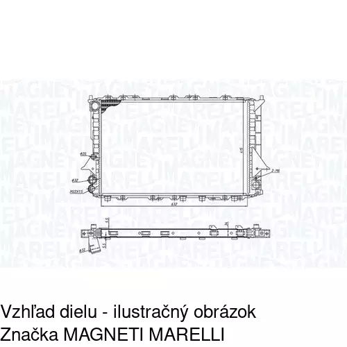 Chladiče vody POLCAR 1316081X