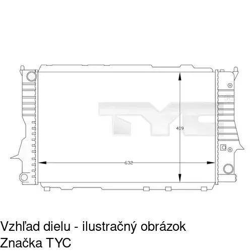 Chladiče vody POLCAR 131608A4 - obr. 3