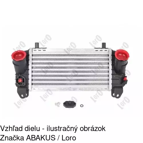 Chladiče vzduchu (Intercoolery) POLCAR 1322J8-1 - obr. 2