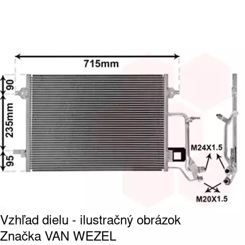 Chladiče klimatizácie POLCAR 1324K8C2 - obr. 3