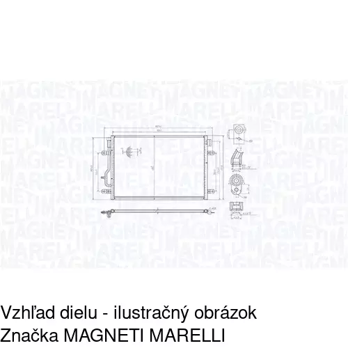 Chladiče klimatizácie POLCAR 1334K8C2S