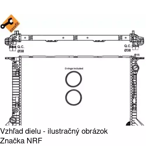 Chladiče vody POLCAR 133708-5 - obr. 1