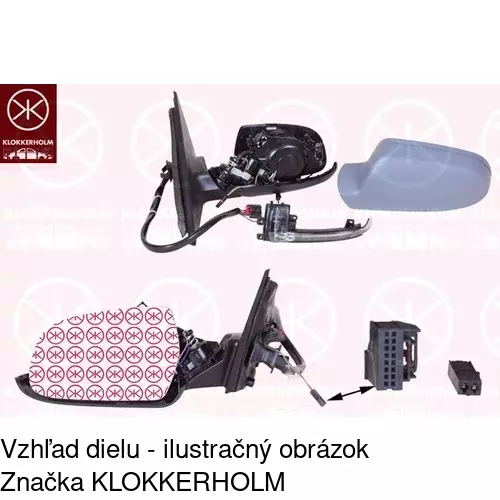 Rám vonkajšieho zrkadla POLCAR 133756PM